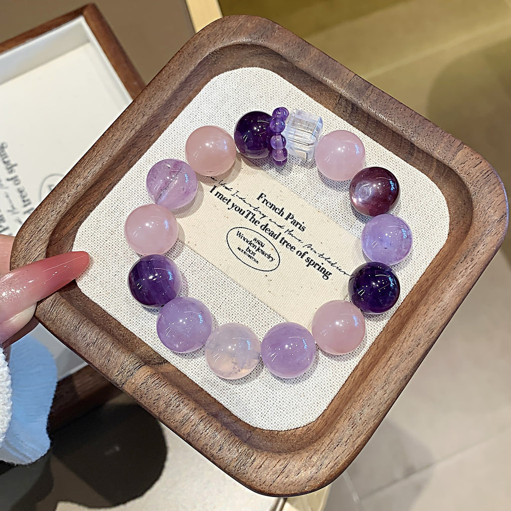 Natural Amethyst Jewelry Bracelet Chain Original Design Hot-Selling Bracelet Jewelry Natural Crystal Multi-Gemstone Bracelet