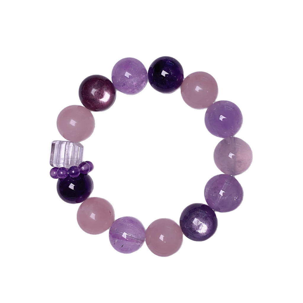 Natural Amethyst Jewelry Bracelet Chain Original Design Hot-Selling Bracelet Jewelry Natural Crystal Multi-Gemstone Bracelet