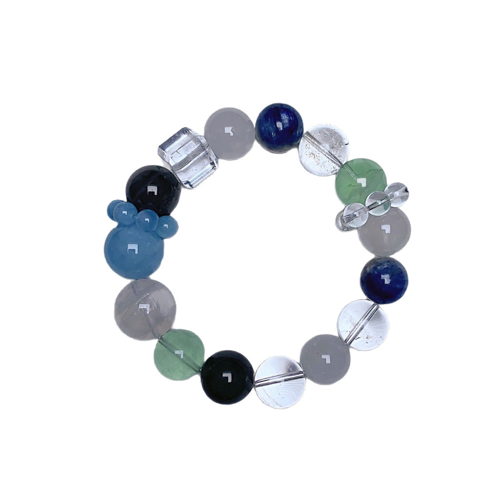 Jewelry Natural White Crystal Bracelet Aquamarine Amethyst Citrine Rose Quartz Design Manufacturer Design Bracelet