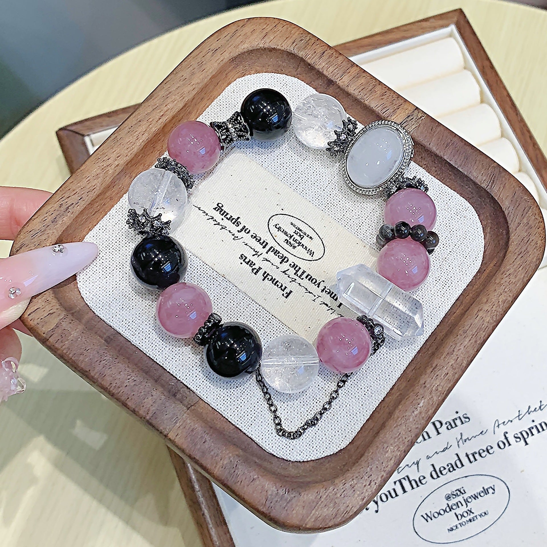 Factory Wholesale White Crystal Bracelet Natural white crystal bracelet Valentine's Day gift White Crystal Bracelet with a Sense of Sophistication