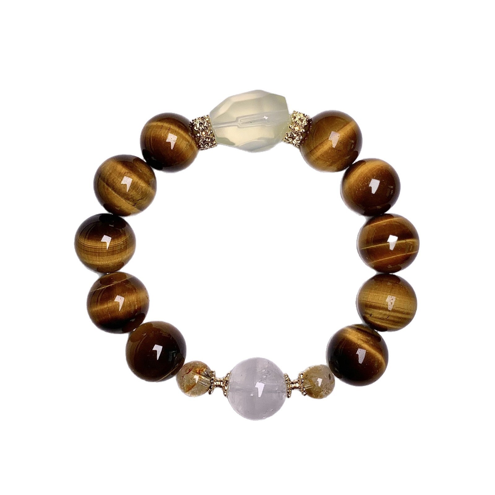 Natural Yellow Tiger Eye Wealth Stone Bracelet for Abundance Fortune-Boosting Hot-Selling Bracelet Natural Crystal Bracelet Chain