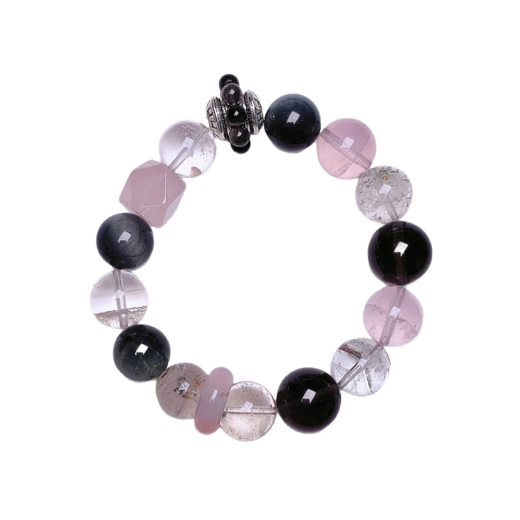 Duobao Bracelet Dopamine Rainbow Color Bracelet Light Luxury Exquisite Macaron Color Bracelet Women's Accessories Crystal Bracelet Chain