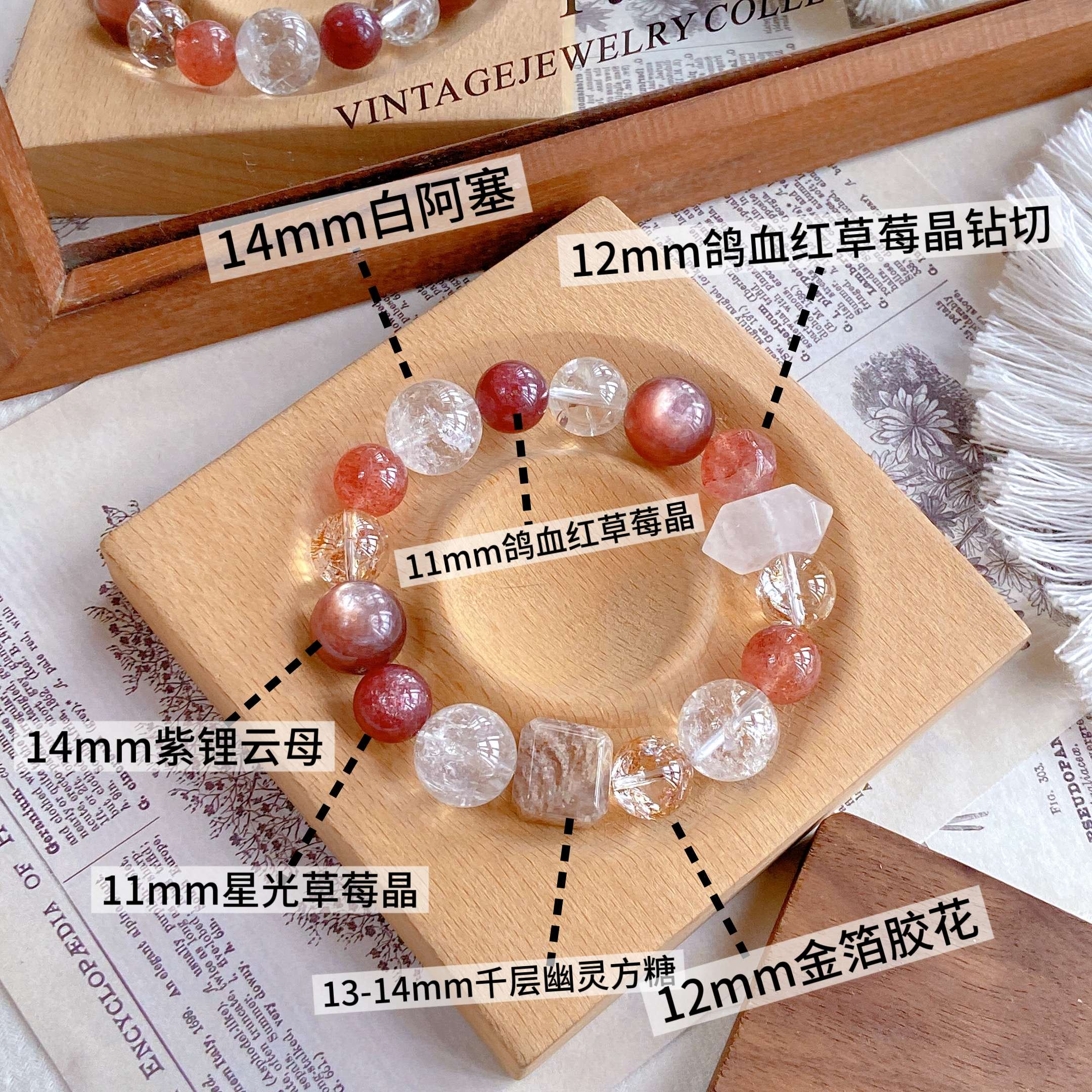 Starberry Gold Foil-LOVE Peach