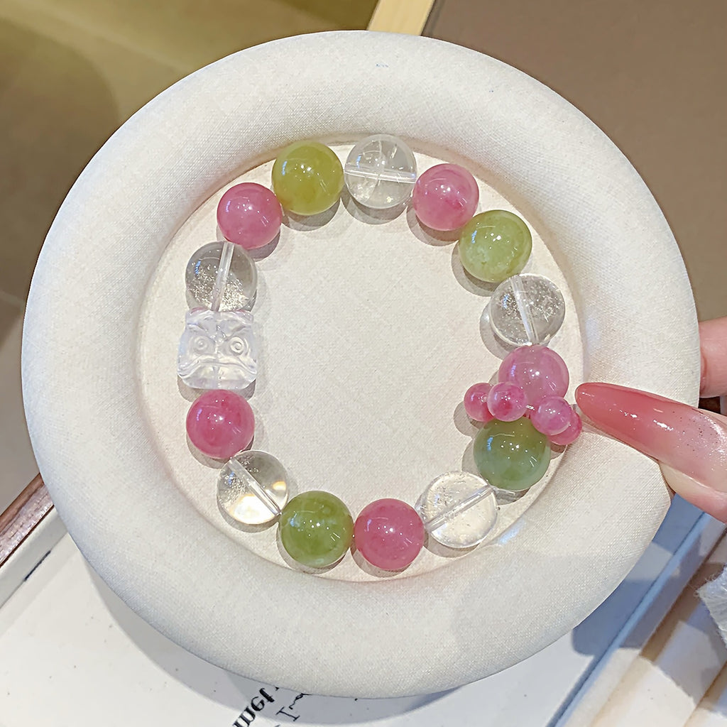 Natural Treasures Crystal Bracelet diy Dopamine Crystal Bracelet Jewelry Original Design Xiuyan Crystal Bracelet