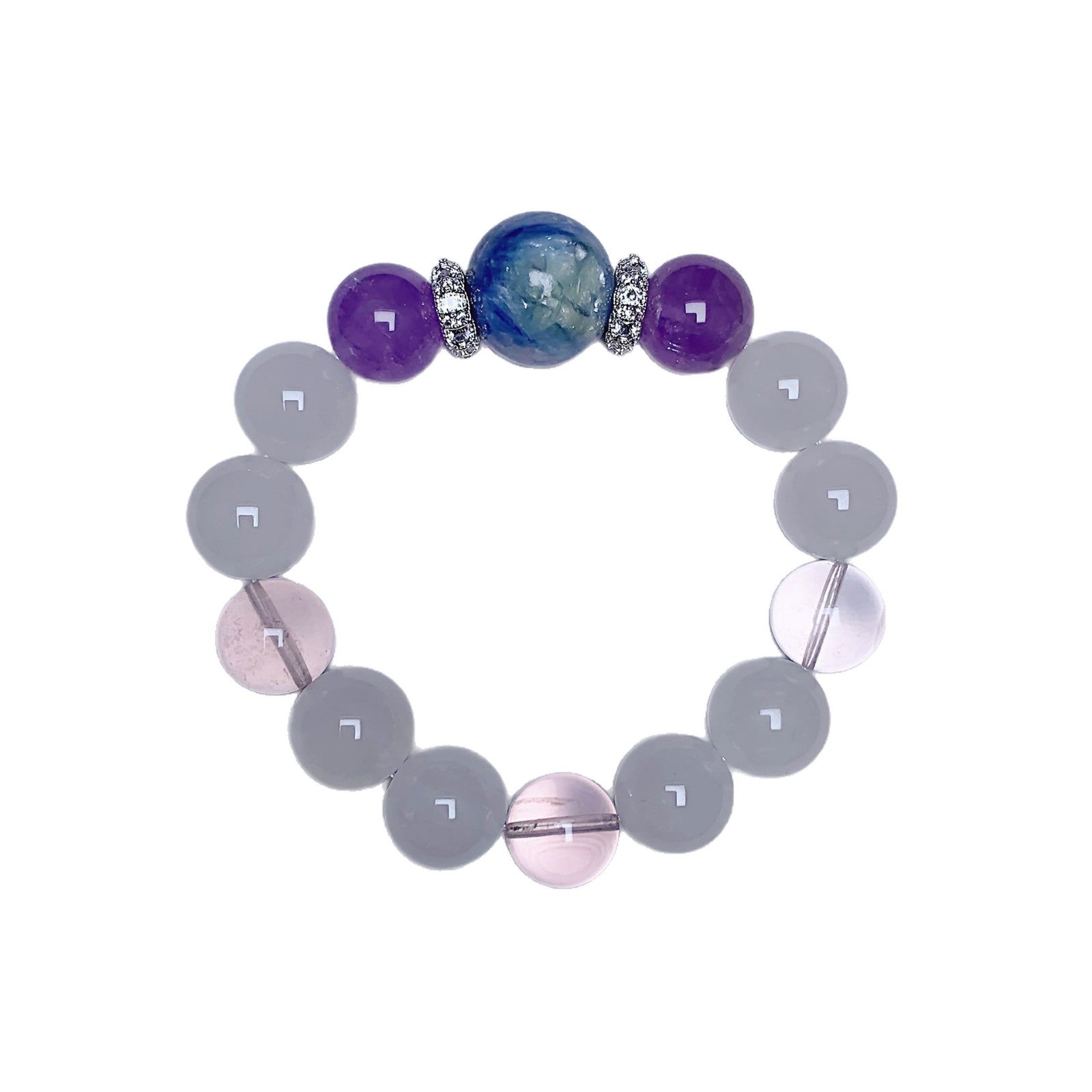 Natural Crystal Jewelry Strand Hot-selling Crystal Bracelet Wholesale Niche Luxury Bracelet White Ghost Crystal Bracelet