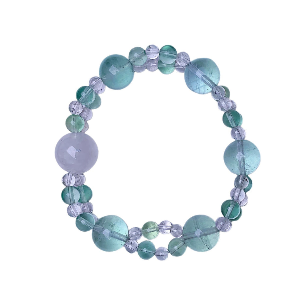 Original Green Fluorite Bracelet Natural Crystal Bracelet diy Natural Crystal Bracelet Jewelry High-end Bracelet for Women
