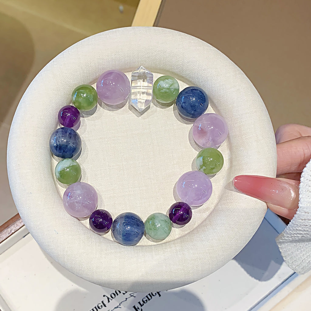 Natural Amethyst Bracelet Original light luxury high-end design bracelet Hot-Selling Bracelet diy Crystal Hand Jewelry