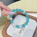 Amazonite Bracelet with Beads Natural Crystal Bracelet Jewelry Wholesale Factory for Artificial Bracelets Natural Crystal Loose Beads