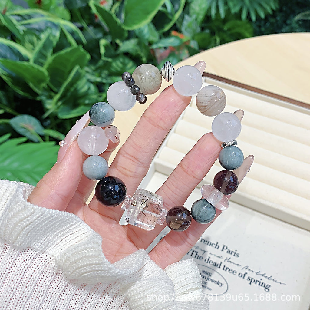 White Ghost Jewelry Crystal Bracelet Original Design Natural Crystal Bracelet diy Ketang Jewelry Crystal Wholesale