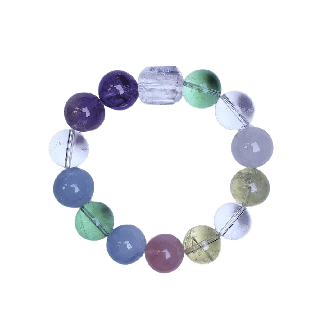 Natural Crystal Bracelet Multi-Gem Crystal DIY Niche Original Design Crystal Bracelet Jewelry Crystal Chain Accessories