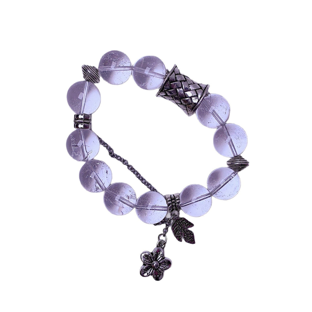 White Crystal Hot-Selling Bracelet Natural Jewelry Crystal Bracelet Cross-Border Exclusive Supply Light Luxury Style High-end Feel Bracelet