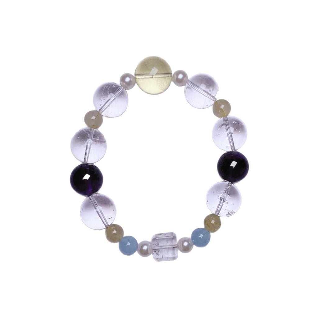 Natural White Crystal Bracelet Original Design Natural Crystal Bracelet Wholesale Jewelry Accessories Factory Bracelet diy