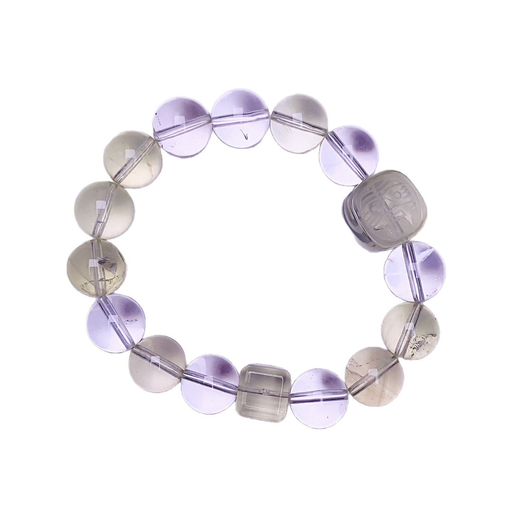 Natural Body Purifying Lemon Quartz White Crystal Bracelet White Crystal Bracelet for Wealth and Prosperity Lemon Crystal Bracelet