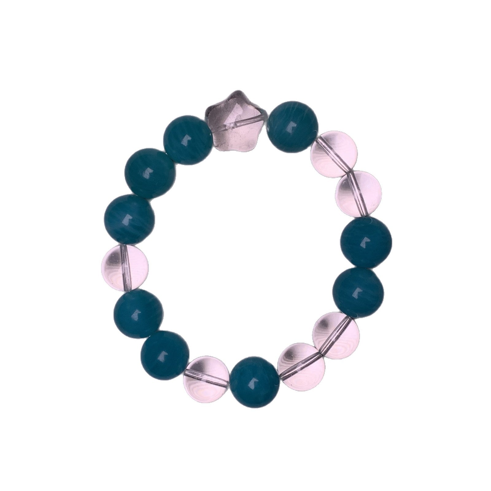 Natural Crystal Bracelet Autumn Original Design Hand Jewelry Chain Couple Style Gift for Girlfriend White Crystal Multi-Gem Bracelet