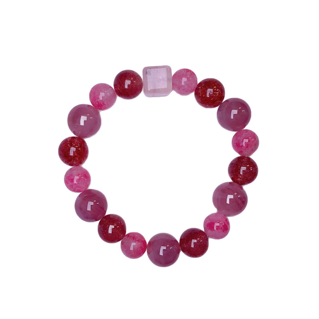 Natural Crystal Bracelet Jewelry diy Natural Crystal Bracelet Hot-Selling Bracelet Jewelry Strawberry Crystal Bracelet