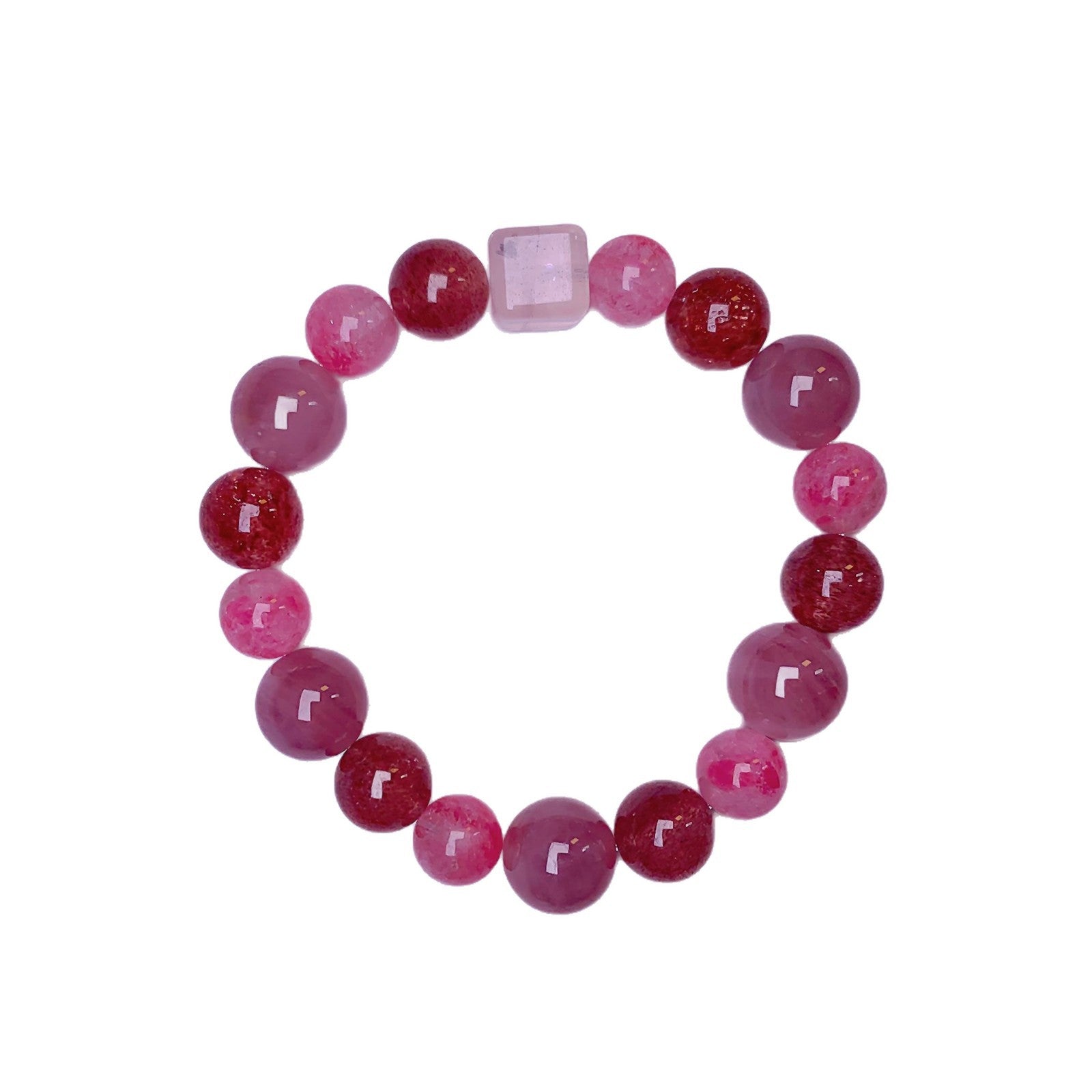 Natural Crystal Bracelet Jewelry diy Natural Crystal Bracelet Hot-Selling Bracelet Jewelry Strawberry Crystal Bracelet