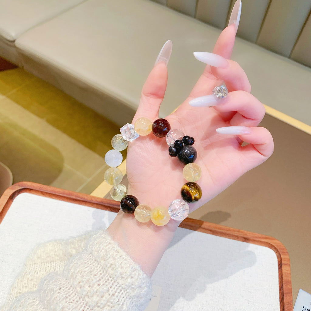 Manufacturer Wholesale Natural Crystal Chain Citrine DIY Design Bracelet Xiaohongshu same style Handmade Original Bracelet