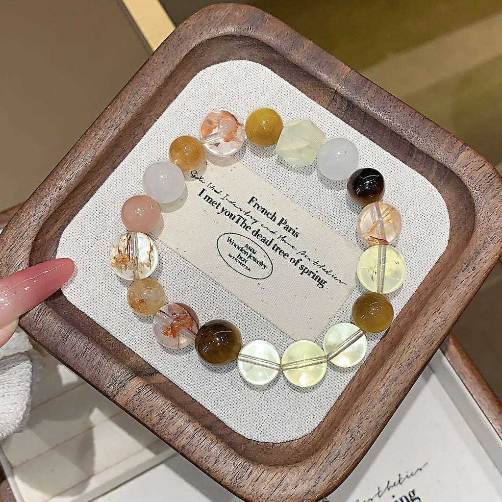 Natural Crystal Bracelet Jewelry Original design crystal bracelet with a high-end feel Crystal Bracelet diy Crystal Bracelet