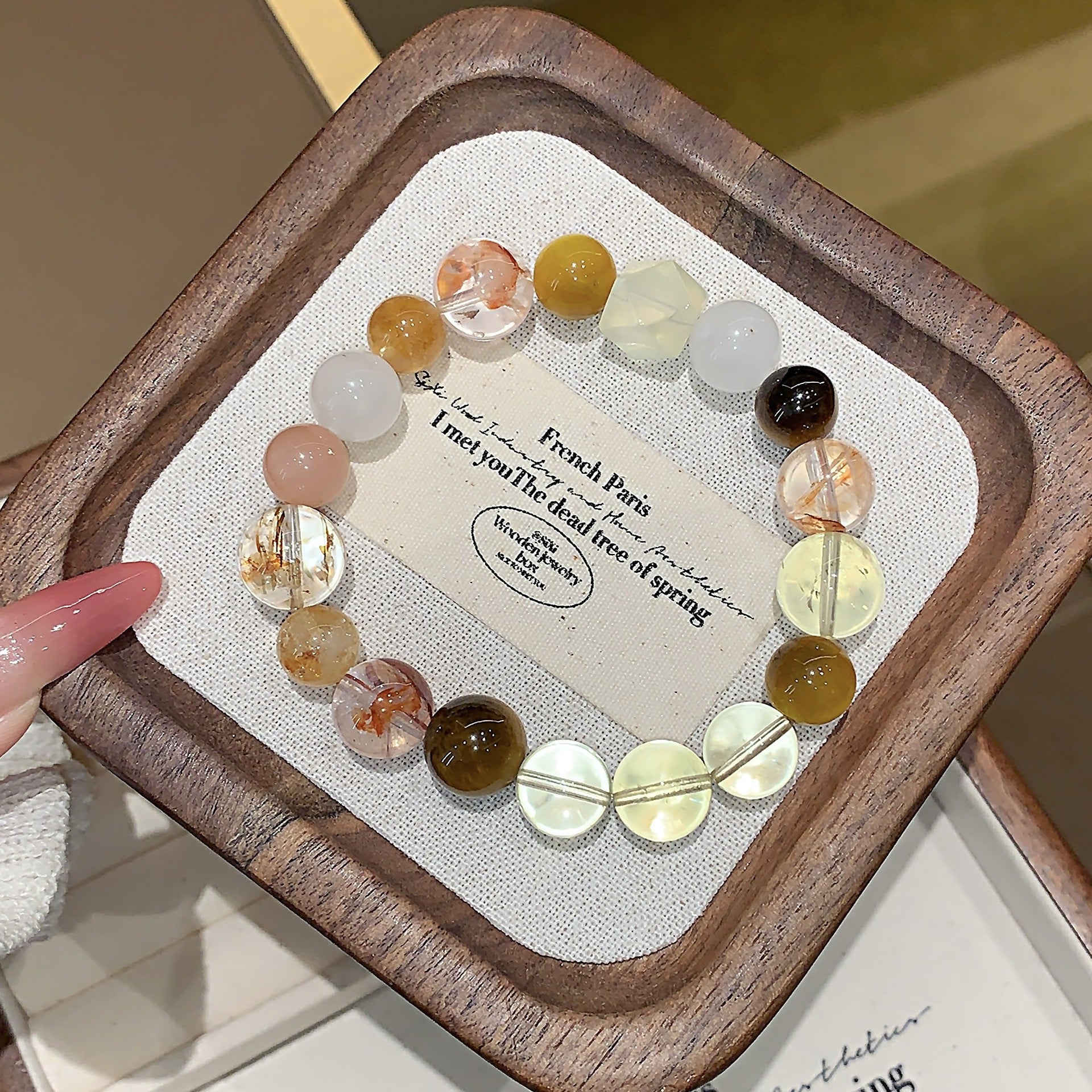 Natural Crystal Bracelet Jewelry Original design crystal bracelet with a high-end feel Crystal Bracelet diy Crystal Bracelet