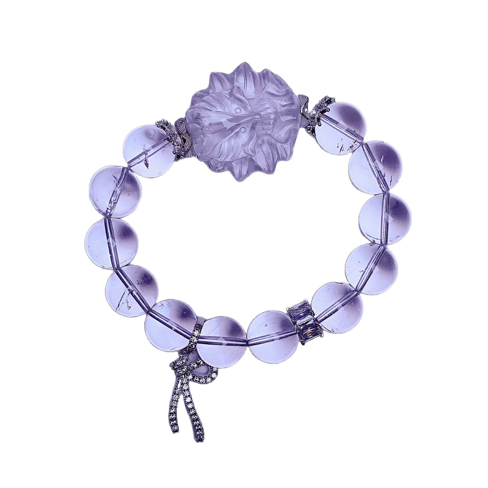 White Crystal Bracelet Angel Dream Wings Crystal Beaded Bracelet Student Hand Ornament Gift Original Bracelet Design