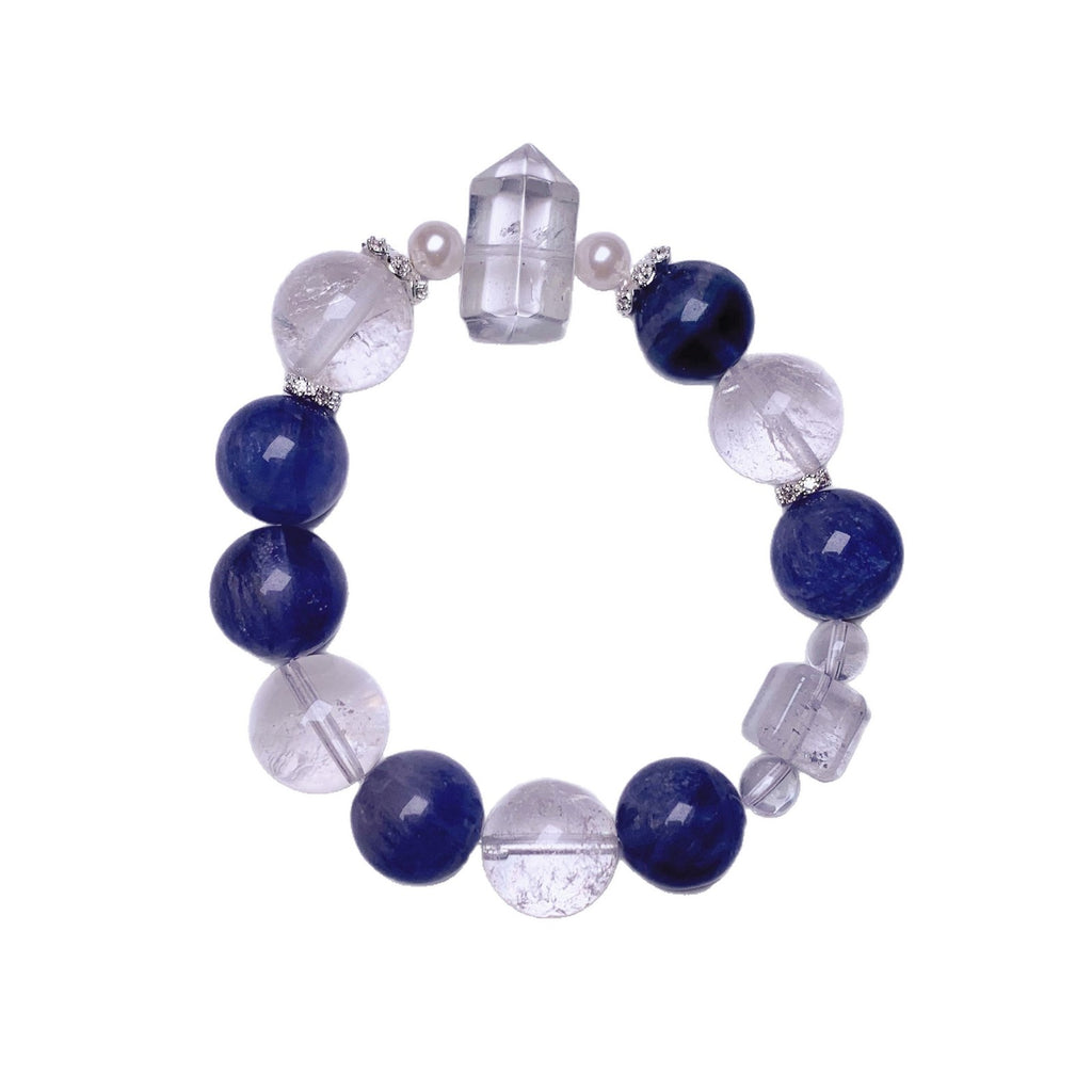 Natural blue-green crystal single-strand bracelet Original Design Lucky Bracelet Ketang Jewelry Bracelet Wholesale Factory