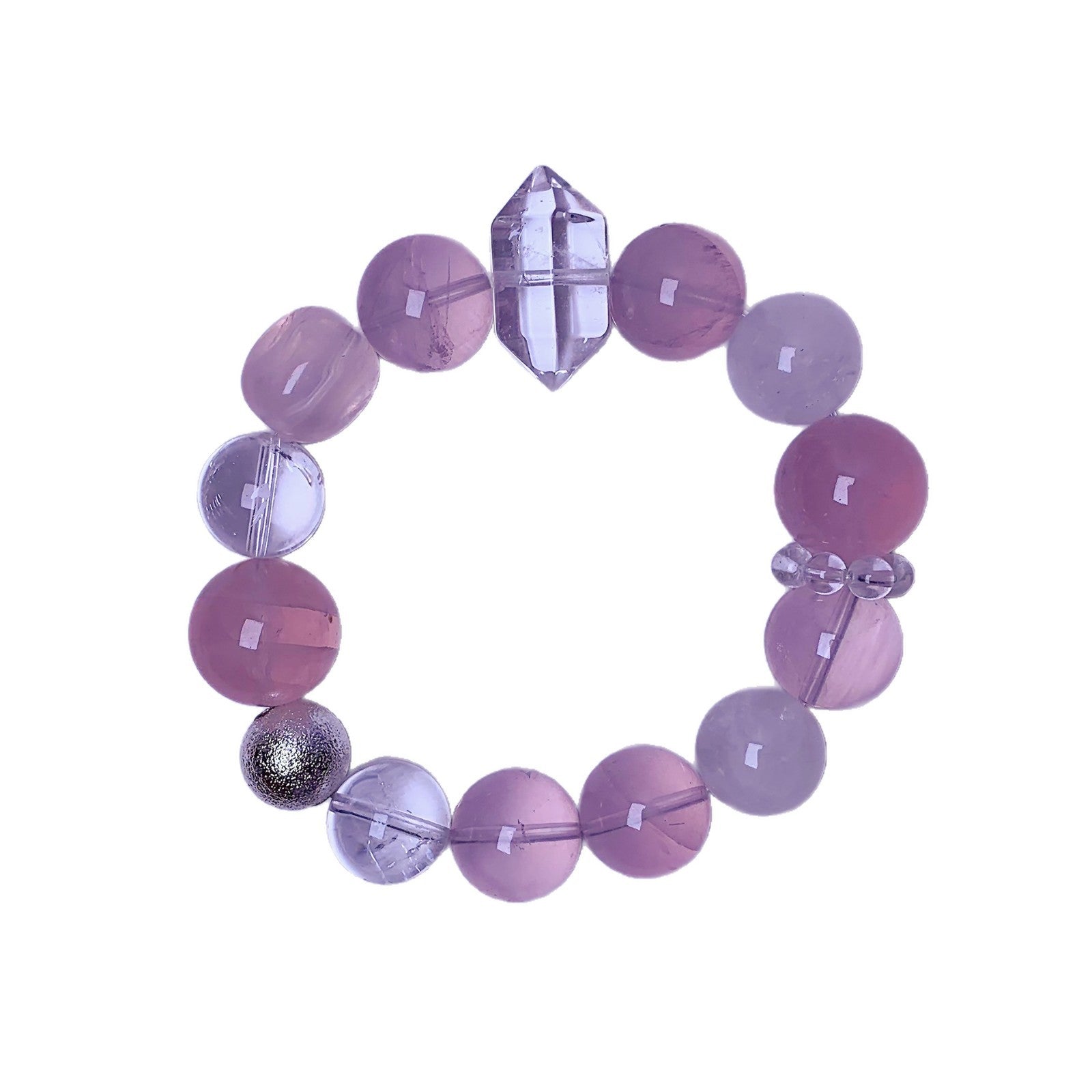 Natural Rose Quartz Bracelet Live Broadcast Exclusive Natural Crystal Popular Jewelry Crystal Jewelry Bracelet Chain Wholesale