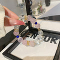 Natural Pink Crystal Bracelet White Crystal Hand Jewelry Lucky Attracting Male Birthday Gift Girlfriends' Gift Crystal Bracelet