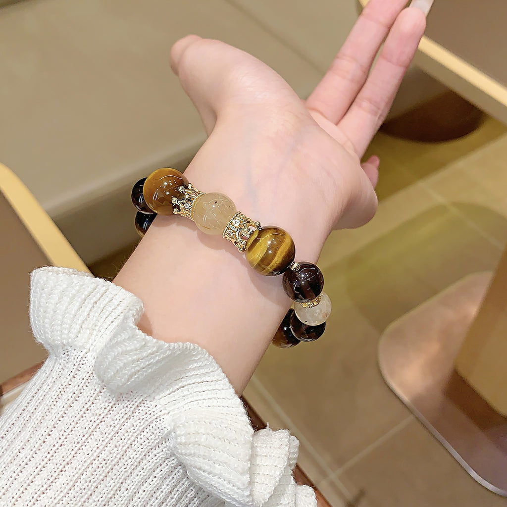 Natural Crystal Bracelet Crystal Bracelet Jewelry Hot-Selling Hand Accessories String diy Cross-border Exclusive Bracelet Crystal Bracelet