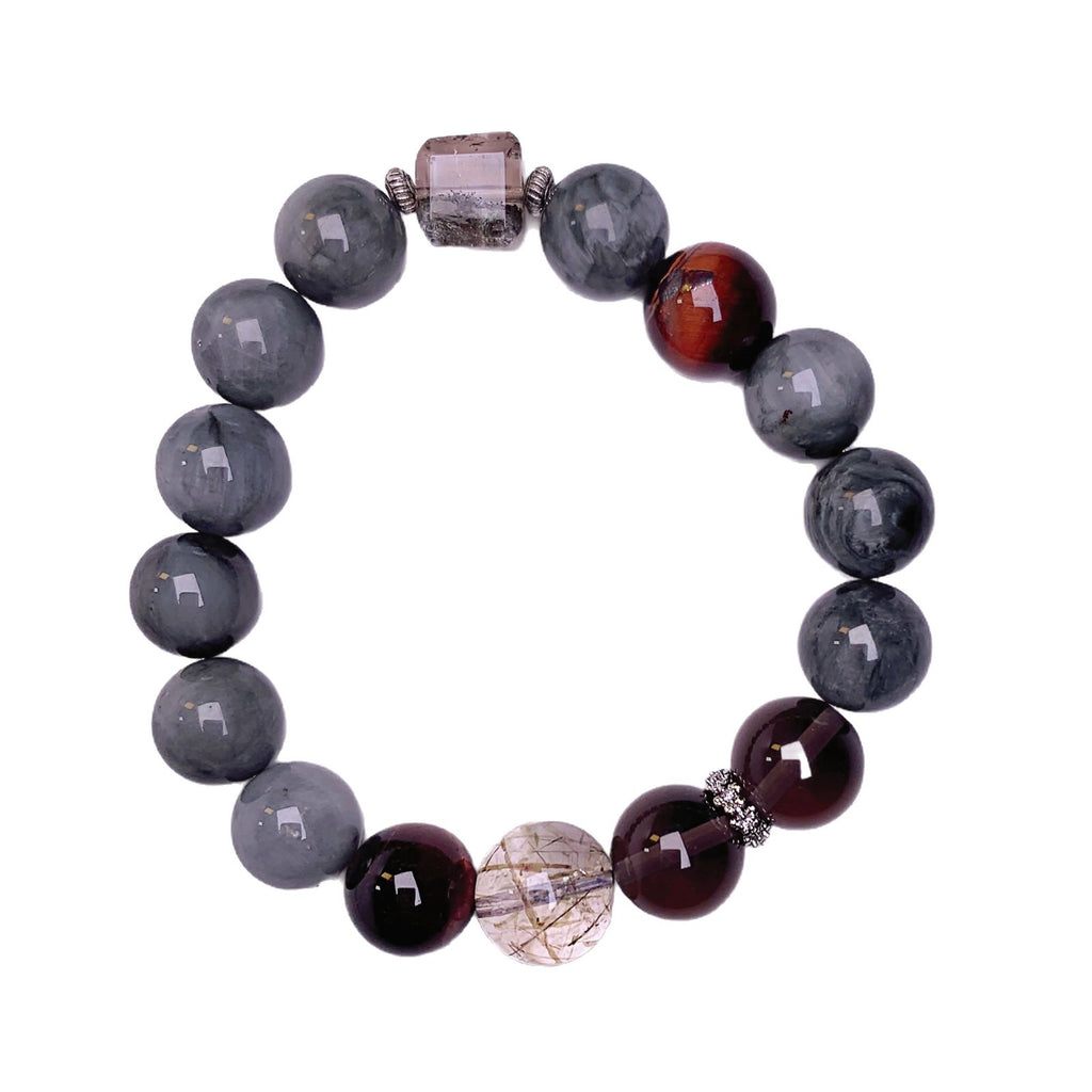 Original Design High-End Bracelet Natural Crystal Strand diy Hot-Selling Crystal Jewelry Eagle Eye Stone Crystal Bracelet