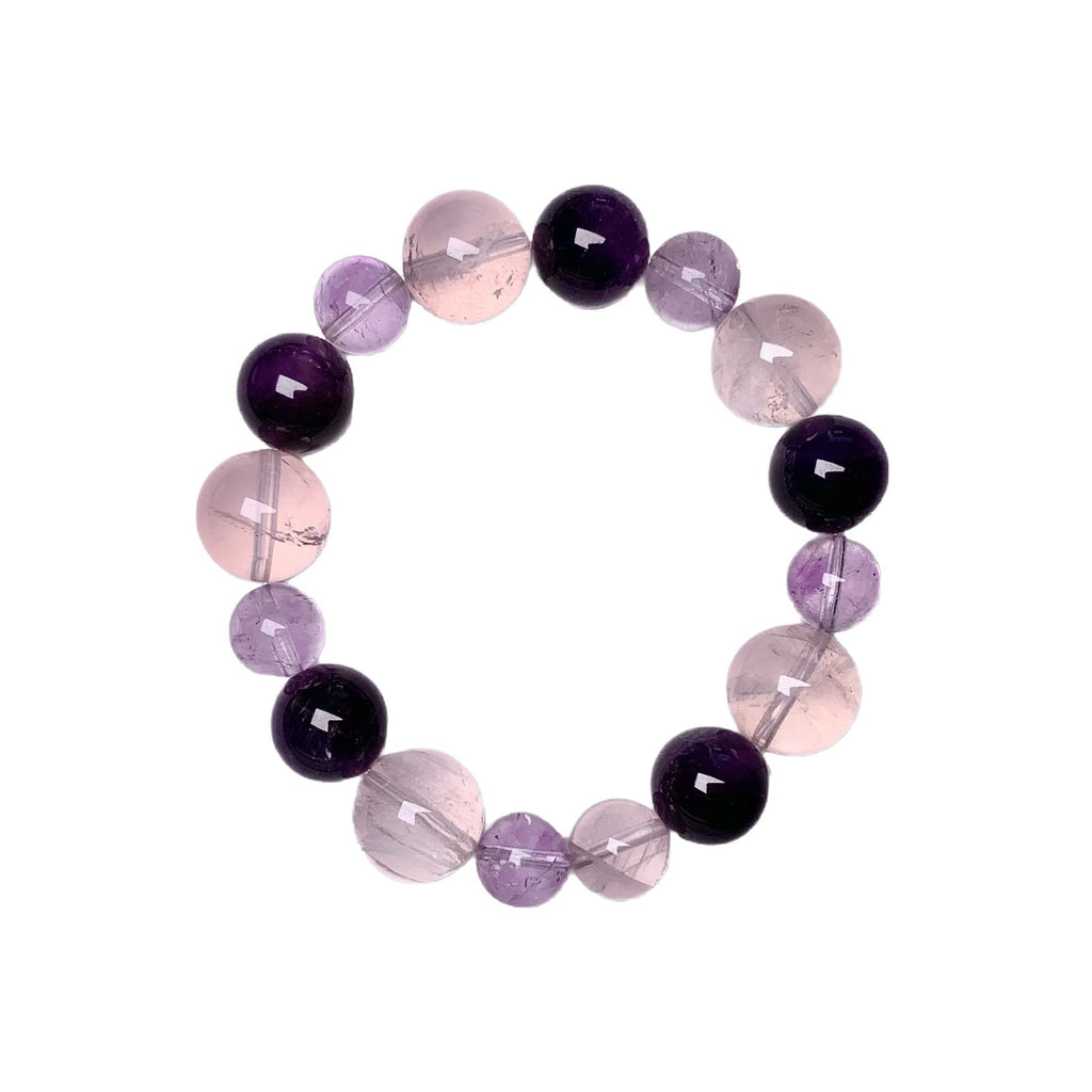 Natural Crystal Bracelet diy Rose Quartz Bracelet Hot-Selling Jewelry Original Design Lucky Bracelet Amethyst Bracelet