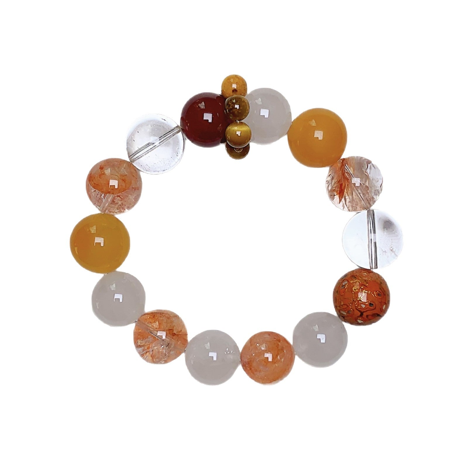 Original Natural Red Gum Flower Bracelet Natural Crystal Bracelet Original Design Jewelry Natural Crystal Bracelet Wholesale