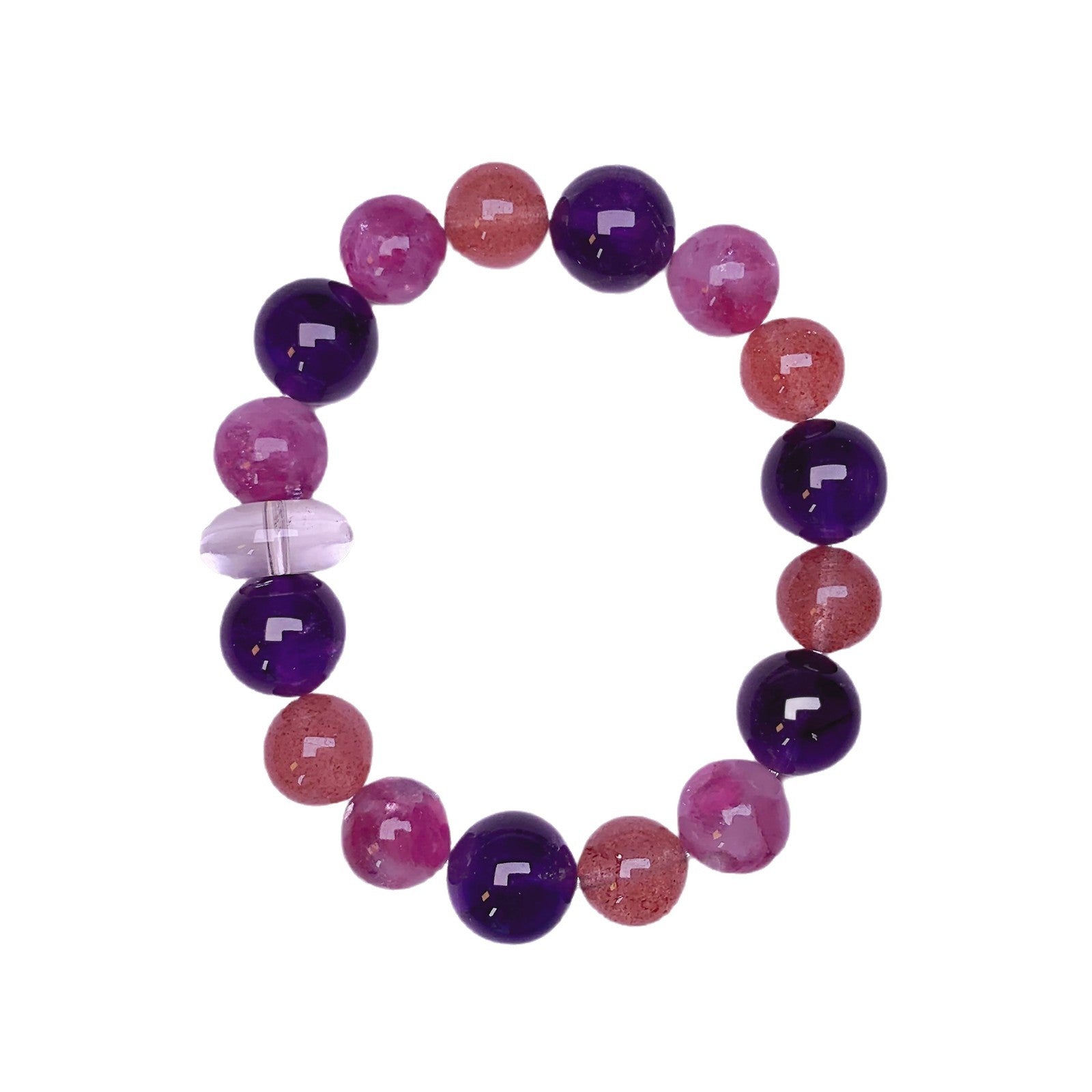 Natural Crystal Bracelet Jewelry Hot-selling Jewelry Natural Crystal Bracelet diy Artificial Bracelet Strawberry Crystal Bracelet