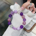 Original Design Crystal Bracelet diy High-end Natural Crystal Bracelet Hot-Selling Hand Jewelry Amethyst Bracelet