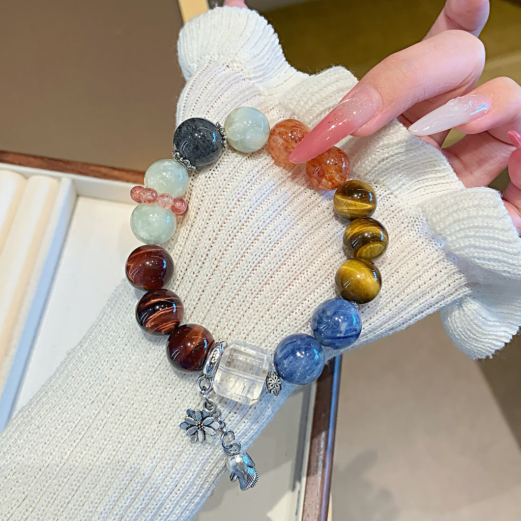 Natural Crystal Bracelet Jewelry Original Design Duobao Crystal Bracelet Jewelry diy Red Tiger Eye Crystal Bracelet