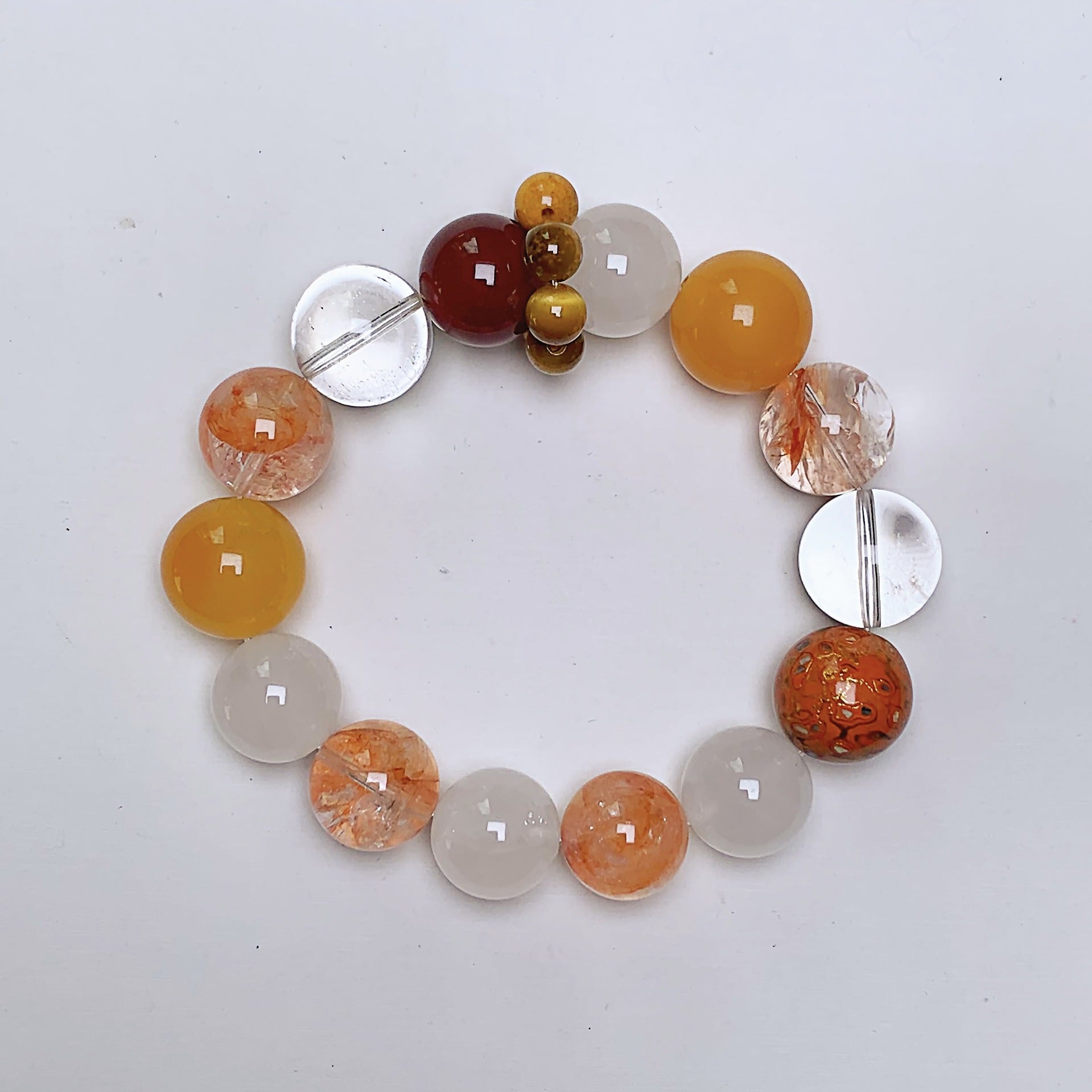 Original Natural Red Gum Flower Bracelet Natural Crystal Bracelet Original Design Jewelry Natural Crystal Bracelet Wholesale