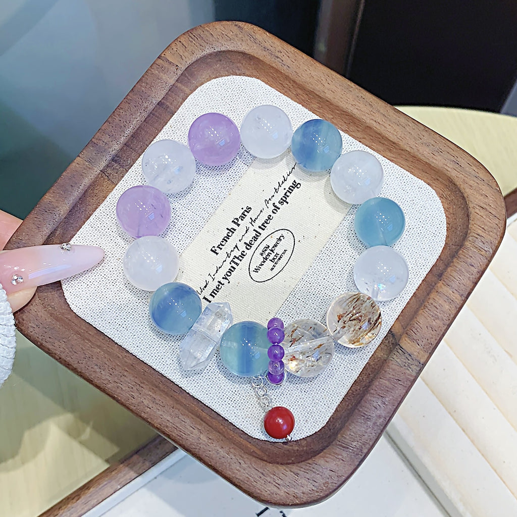 Original Design Amethyst Bracelet diy Natural Crystal Bracelet Wholesale Factory Transshipment Bracelet Jewelry Bracelet