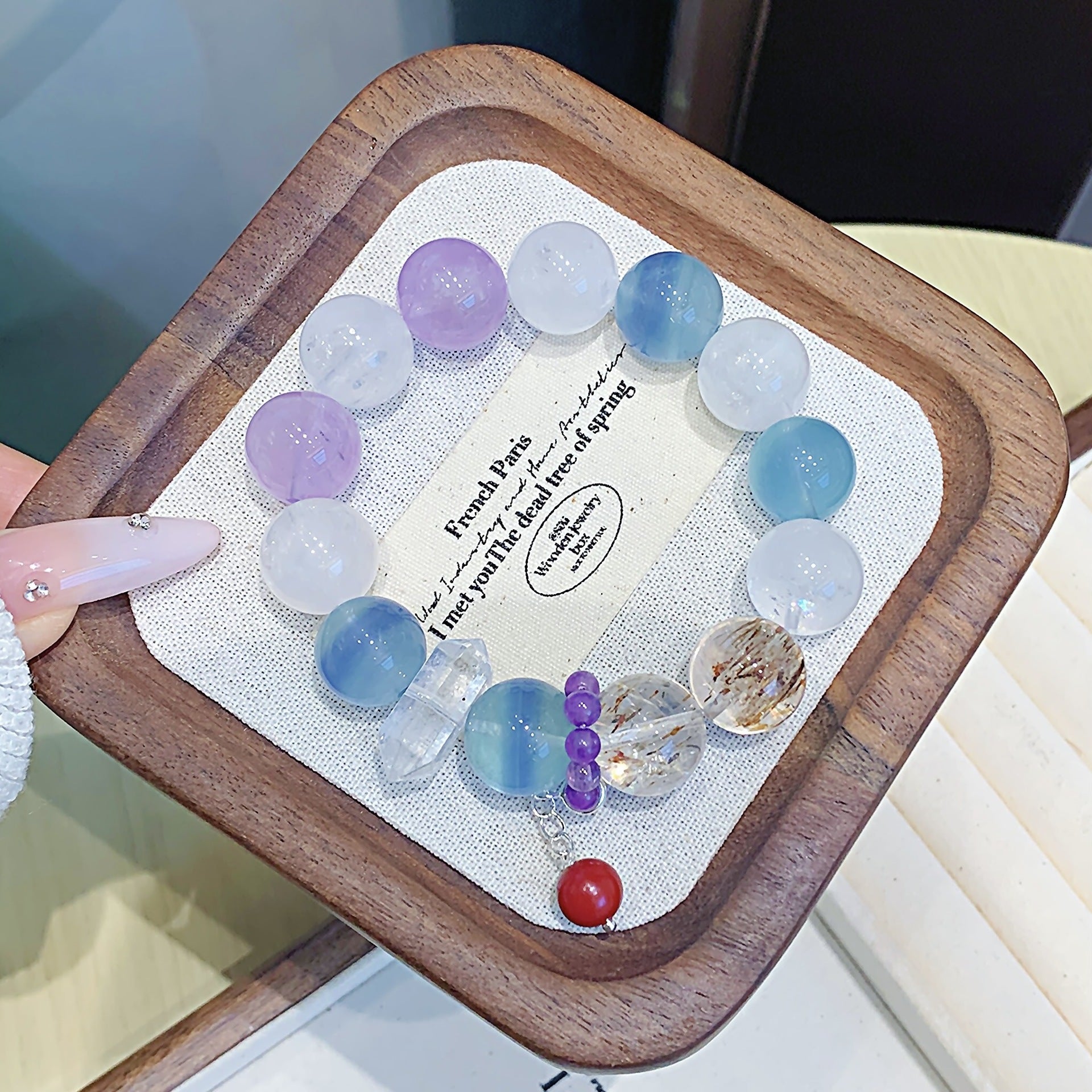 Original Design Amethyst Bracelet diy Natural Crystal Bracelet Wholesale Factory Transshipment Bracelet Jewelry Bracelet