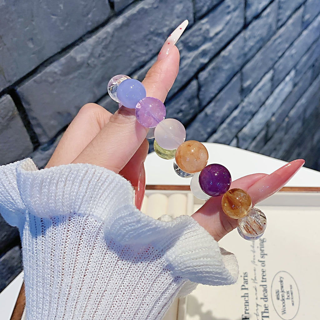 Multi-Gemstone Crystal Bracelet diy Crystal Chain Wholesale Natural Crystal Bracelet Hot-Selling Jewelry Crystal Bracelet Manufacturer