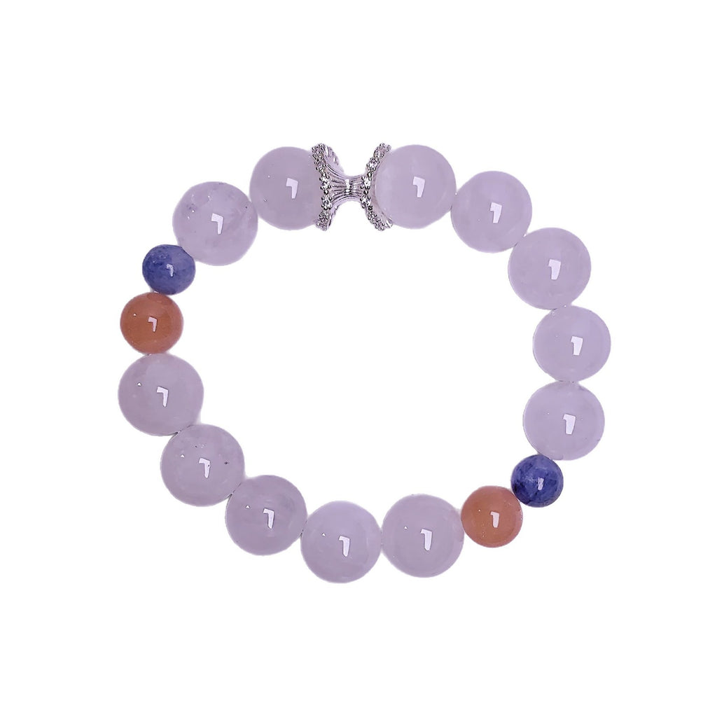 Natural White Phantom Crystal Bracelet Cross-border Hot-Selling Bestsellers diy Jewelry Bracelet Multi-Gemstone Bracelet Crystal Bracelet