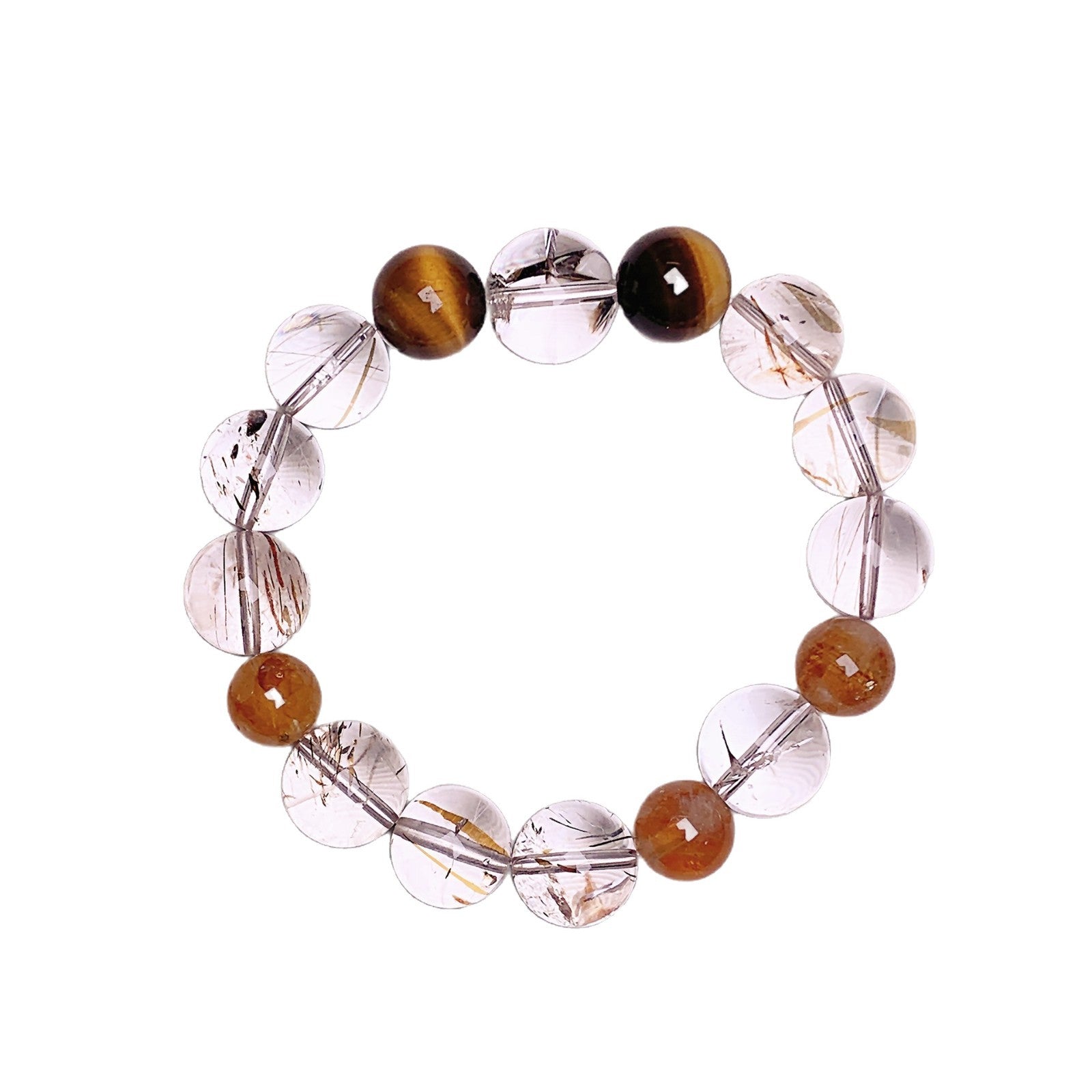 Natural Crystal Bracelet Autumn Original Design Bracelet Couple Style Gift for Girlfriend Black Gold Super Seven Crystal Bracelet