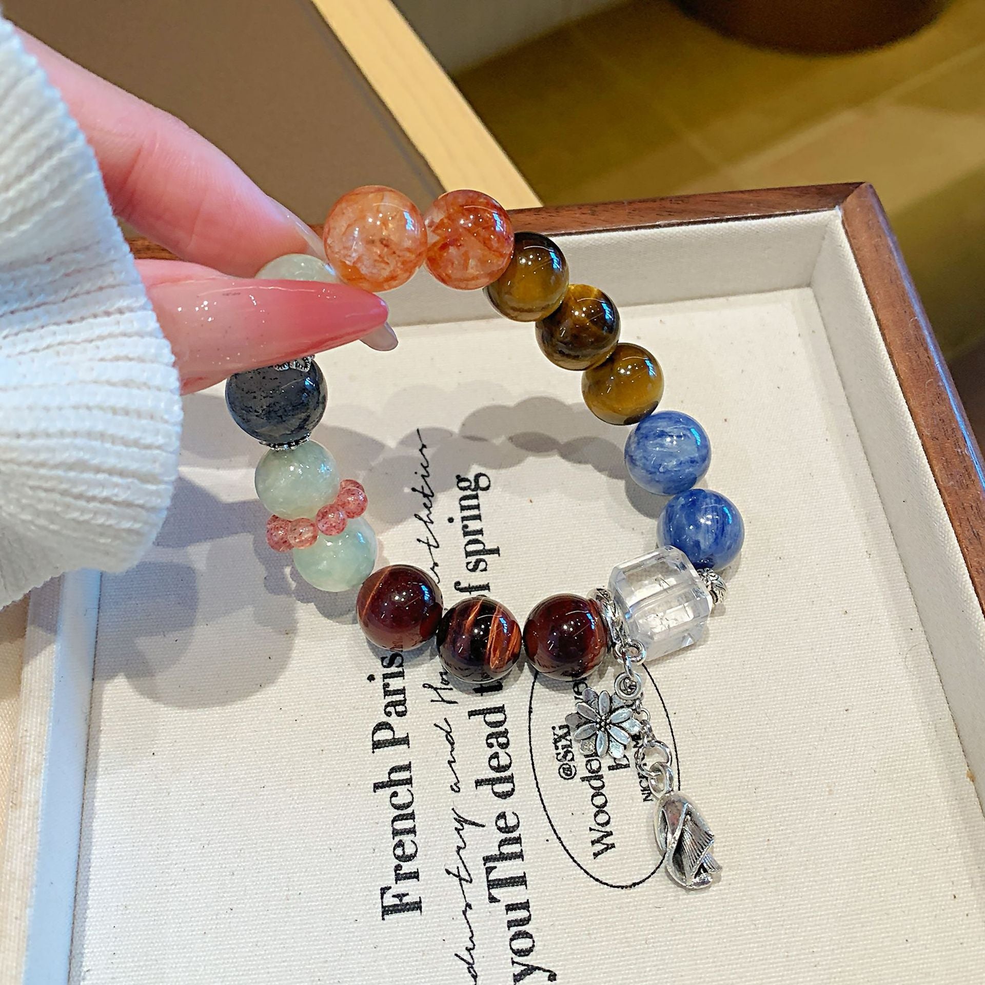 Natural Crystal Bracelet Jewelry Original Design Duobao Crystal Bracelet Jewelry diy Red Tiger Eye Crystal Bracelet