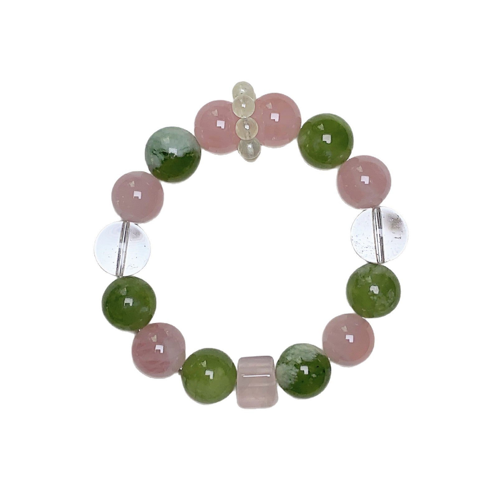Natural Multi-Gemstone Crystal Bracelet Dopamine Crystal Bracelet Hand Jewelry Original Design Xiuyan Crystal Bracelet