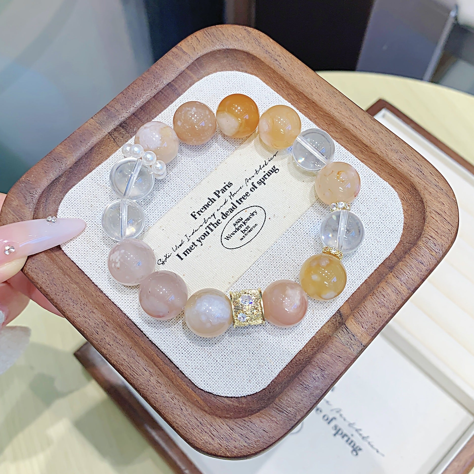 Original Design Crystal Bracelet White Crystal Bracelet Jewelry diy Factory Wholesale Crystal Bracelet Crystal Bracelet