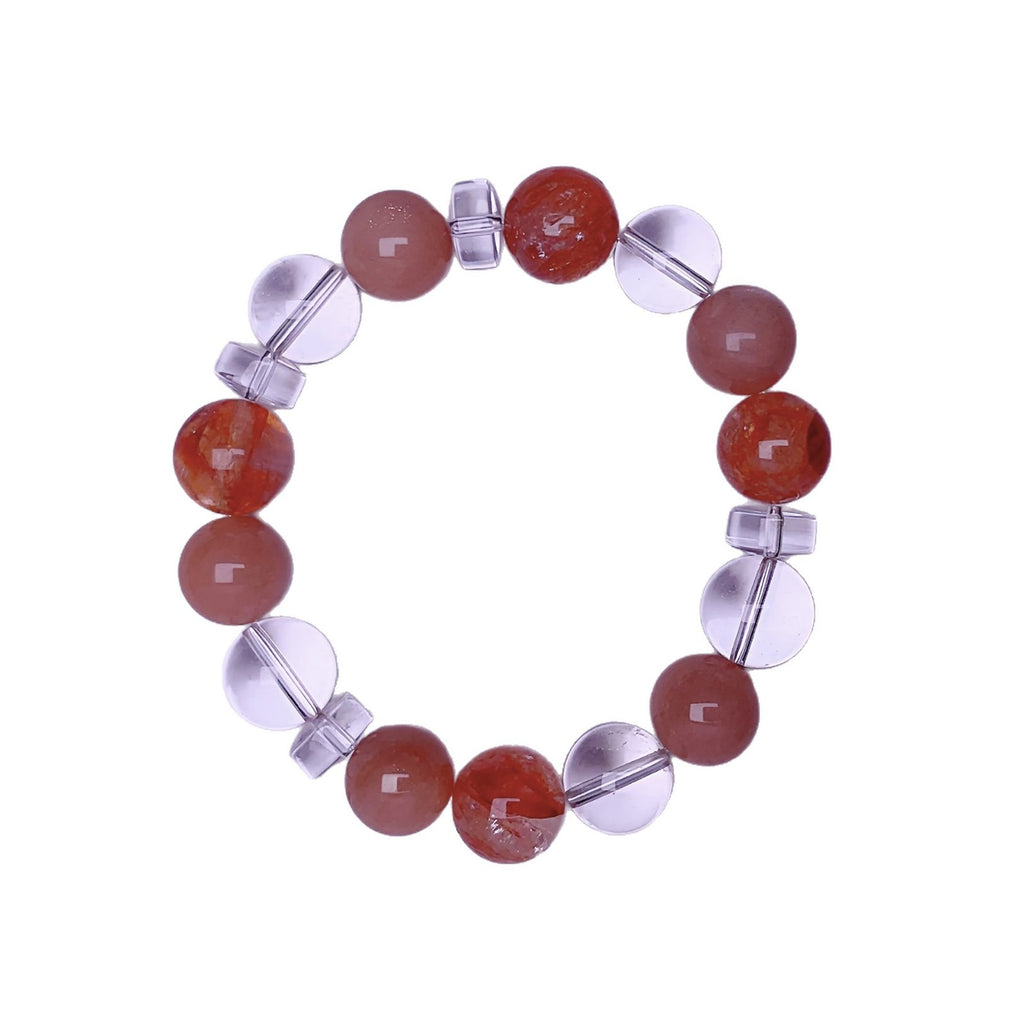 Natural Orange Moonlight Bracelet diy Fortune-Enhancing Bracelet Jewelry Gift for Best Friend's Birthday Crystal Bracelet