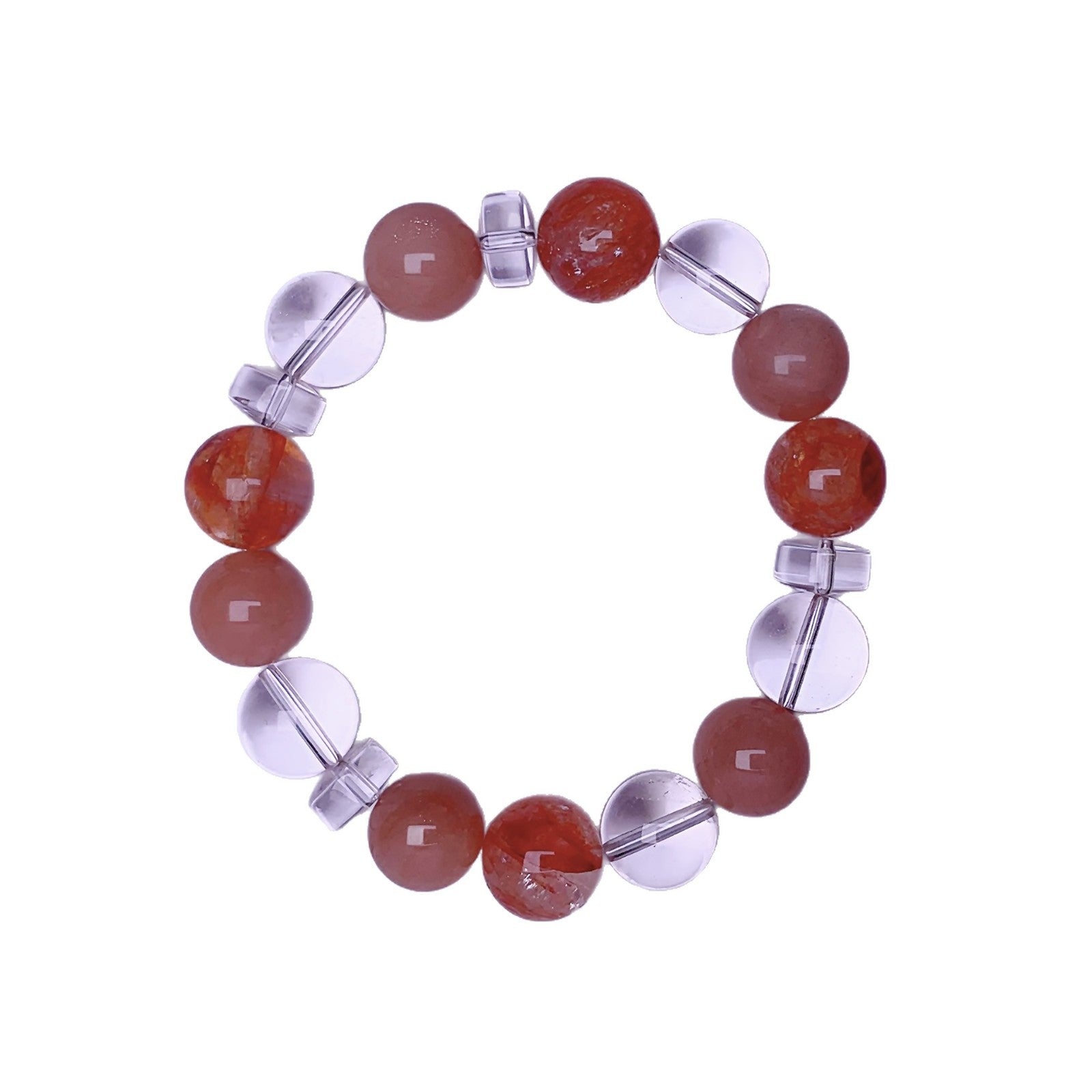 Natural Orange Moonlight Bracelet diy Fortune-Enhancing Bracelet Jewelry Gift for Best Friend's Birthday Crystal Bracelet