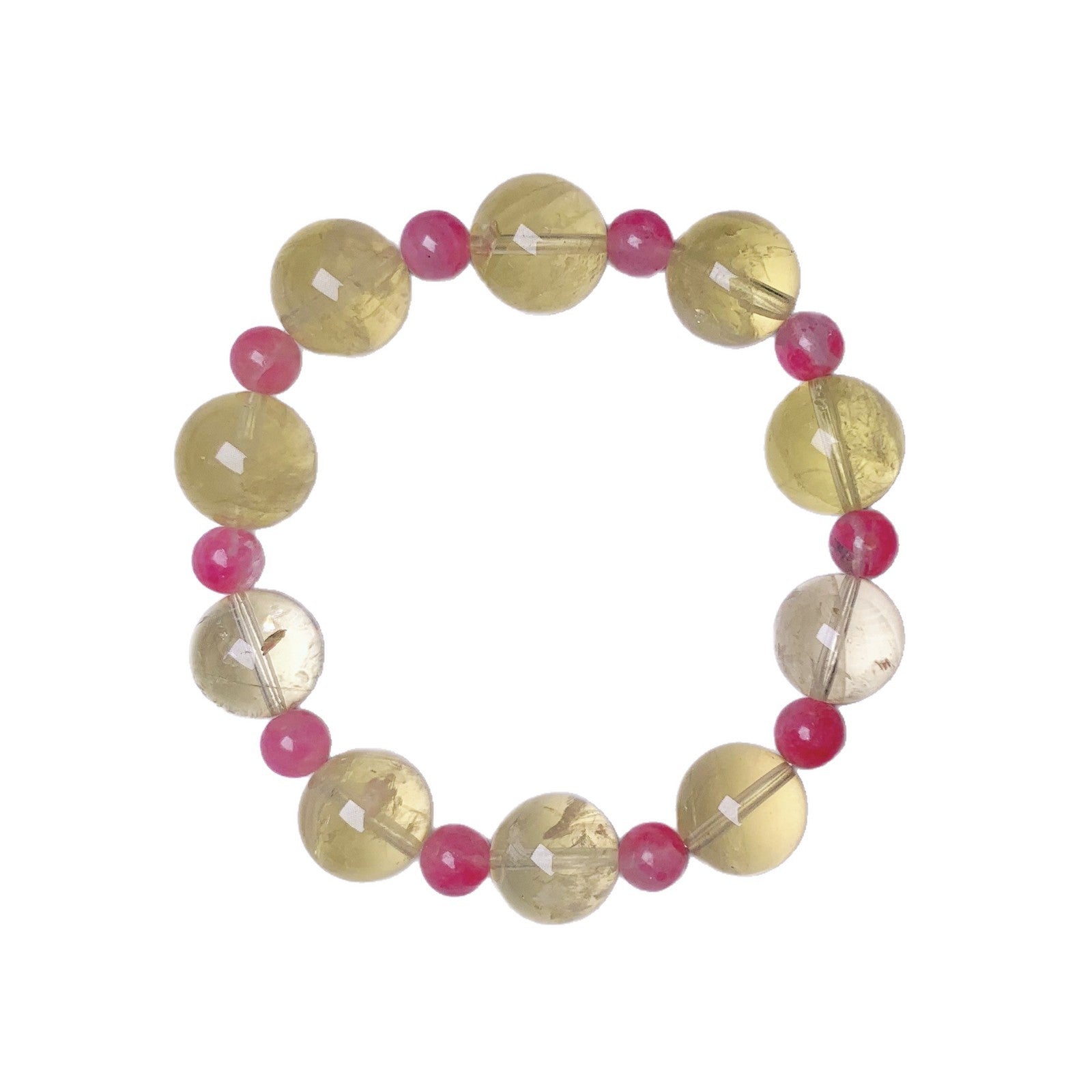 Red Rose Beads Loose Beads DIY Crystal Jewelry Natural Bracelet for Women Wholesale Cross-Border Hot Item Live Exclusive