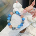 New Chinese Style Retro Sea Grain Stone Bracelet Niche Design Cool Style for Women Exquisite Ancient Style Fashion Crystal Bracelet
