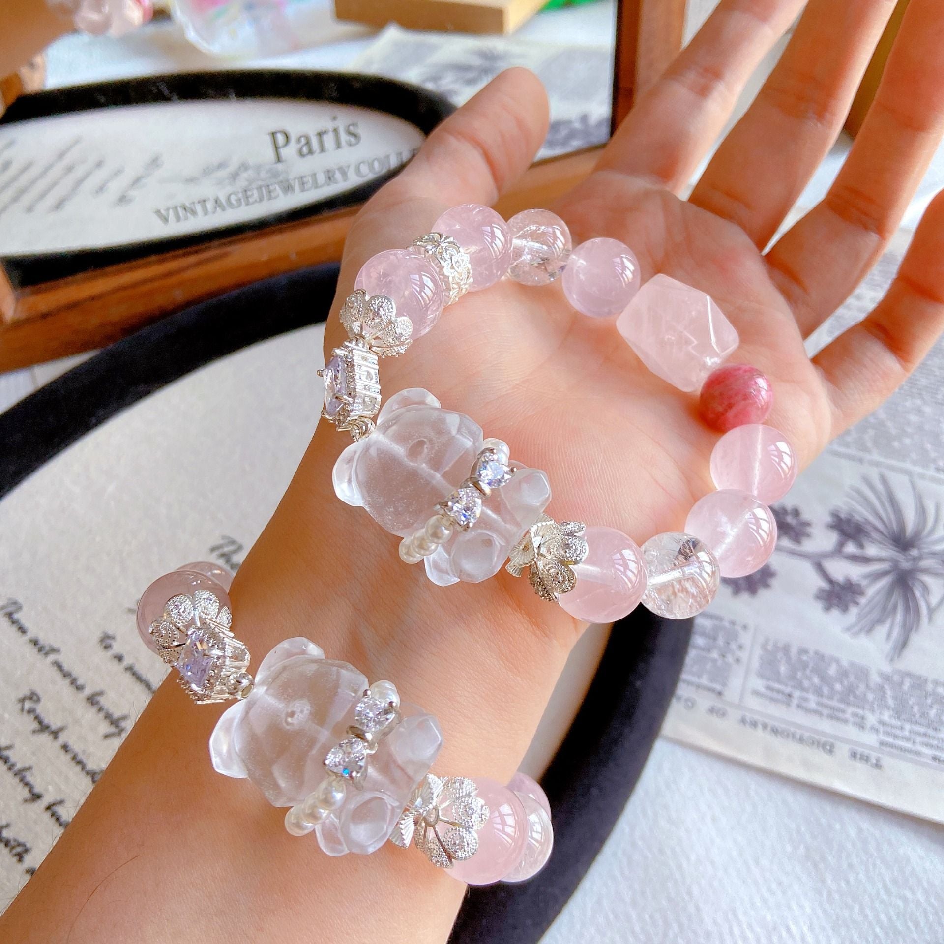 Cherry Blossom Bear LOVE-Cute Girl