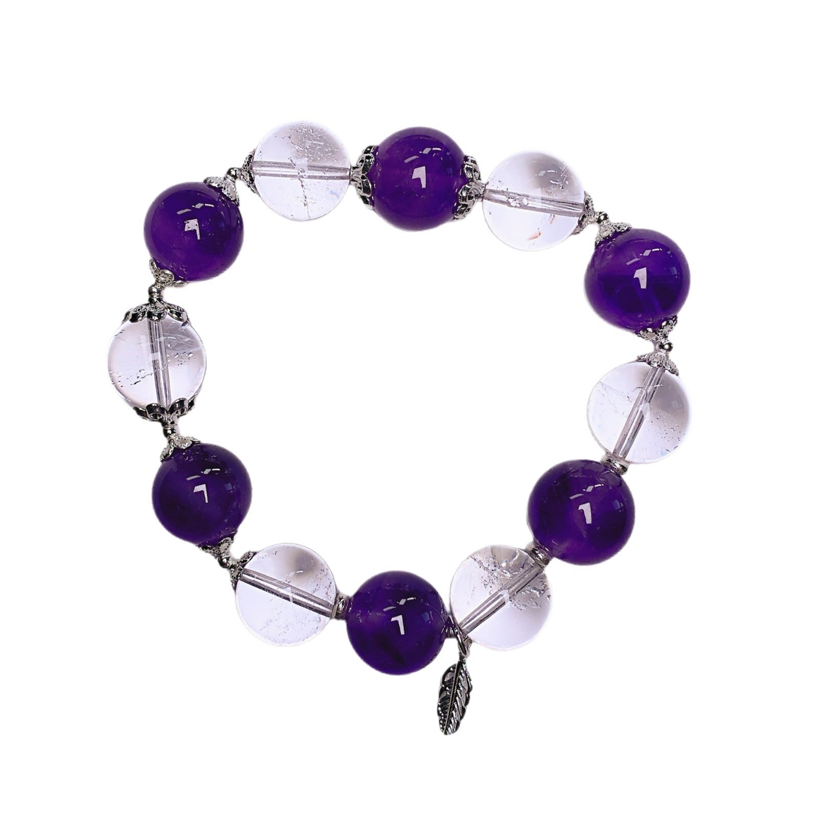 Natural lavender amethyst bracelet Best Friend's Popular Jewelry Gift Girls niche high-end crystal bracelets
