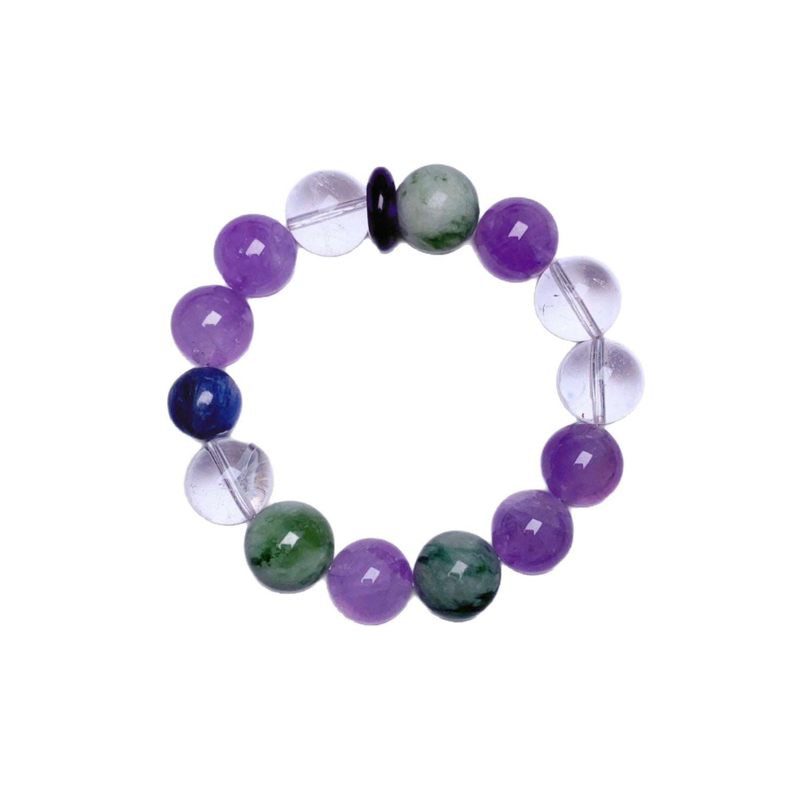 Natural Light Amethyst Bracelet Amethyst DIY Fashion Bracelet Crystal Hand Jewelry Hot-Selling Accessories Wholesale Bracelets